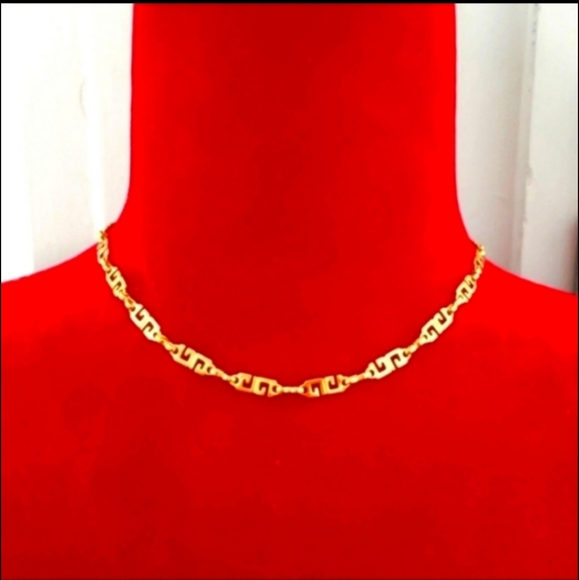 Givenchy Jewelry - Authentic Vintage Givenchy Gold Logo Necklace